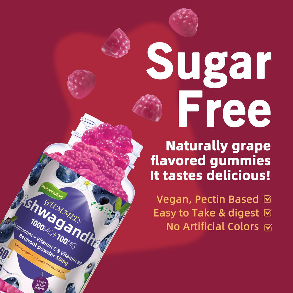 Ingredient panel of Wekannufod gummies highlighting vegan, non-GMO, Vitamin D3.