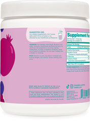 Wellah Creatine with Dandelion Cranberry visual emphasizes natural blend.