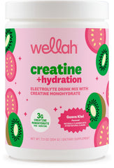 Wellah Creatine + Hydration Powder scoop for a workout boost