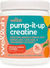 Wellah Creatine Tropical Punch bottle ready for post-workout refreshment