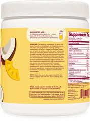 Wellah Get-Going natural caffeine shows 200 mg per serving.