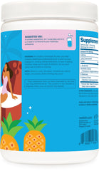 Wellah L-Glutamine Blue Hawaii mixing glass for quick blends