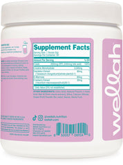 Wellah 50-serving bottle shown for long-term training use.