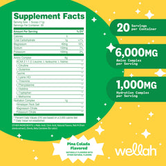 Wellah So Long Soreness BCAA scoop highlights simple daily serving for hydration and taste