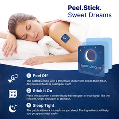 Wellamoon Original Sleep Patch melatonin ingredient close view.