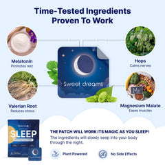 Wellamoon Original Sleep Patches applied to clean skin for easy nightly use.