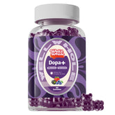 Well&Whole Dopamine Gummies bottle with berry flavor for daily mood support.