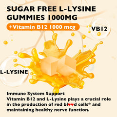 Well&Whole L-Lysine Gummies packaging shows chewable daily format.