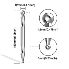 wellgler herramienta de reflexología facial en acero inoxidable para masajes.