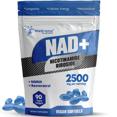 Wellness LabsRx NAD+ softgel bottle for daily energy support