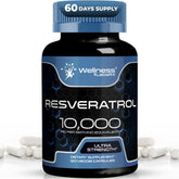 Wellness LabsRx Resveratrol bottle front showing 1000mg potency for daily wellness