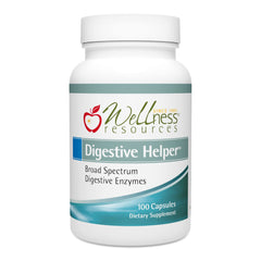 Wellness Resources Digestive Helper bottle front view for everyday enzyme support