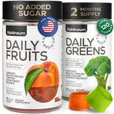 Wellneum Super Fruit Super Greens bottle ready for daily immune support.