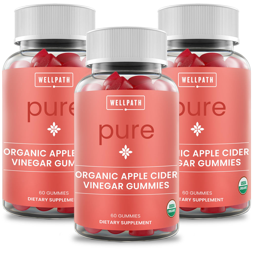 WellPath Pure ACV Gummies pack front for convenient daily use