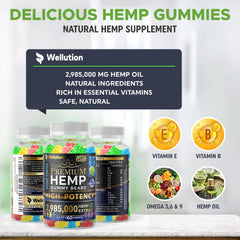 Wellution bottle being opened for easy at-home consumption of gummies.