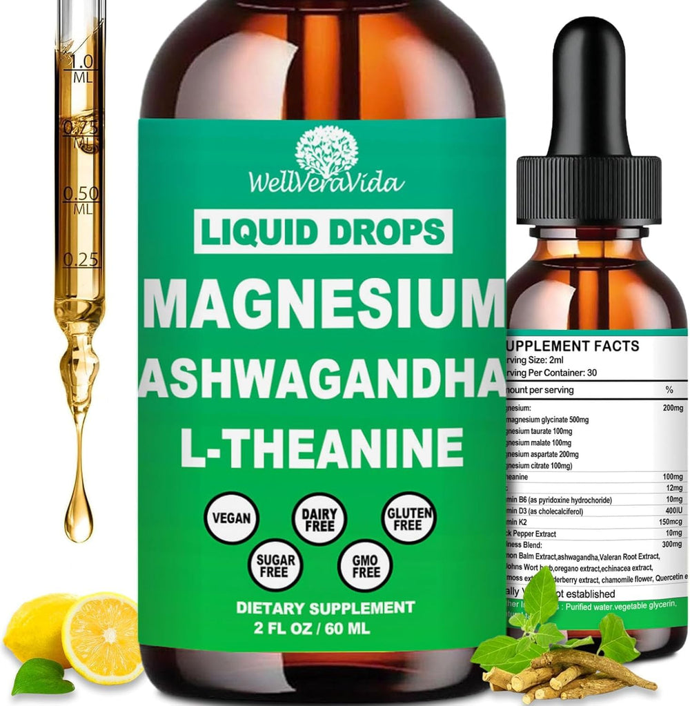 WellVeraVida cortisol lemonade drops bottle showing refreshing daily balance with lemon flavor
