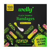 Welly glow refill pack hero showing bright glow coverage for minor wounds