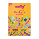 Welly Bravery Badge bandages in assorted shapes for versatile minor-wound coverage.