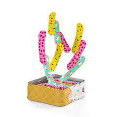 Curitas Welly con helado azul, protección rápida para raspones