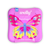 Curitas Welly con tela flexible y diseño de mariposas para juego activo