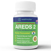 WELMATE AREDS2 bottle front showing daily eye vitamin for macular support.