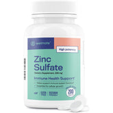 WELMATE Zinc Sulfate tablet front view for daily immune support.