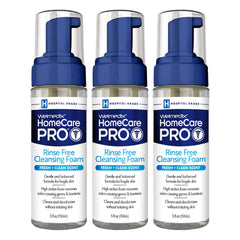 Welmedix Rinse Free Cleansing Foam bottle for convenient waterless cleansing on the go.