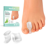 Welnove 12-pack gel toe separators between toes for bunion relief and daily wear