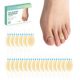 Welnove Gel Blister Bandages Toe Pack 21ct provides extra cushioning for toe protection.