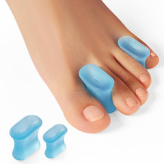 Welnove large gel toe separators closeup for toe alignment and comfort