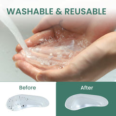 Welnove self-adhesive arch supports are easy to install and reposition without damage