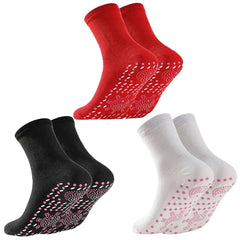 WenFeng tourmaline thermal socks, side view, offering warm, comfortable wear.