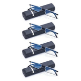 WENS JOOY half-frame reading glasses for quick reading while shopping.