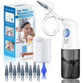 WEUANY five-hole nozzle for efficient at-home ear cleaning and debris removal.