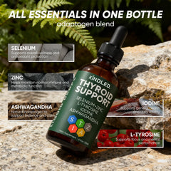 WGYPEU Kindled Thyroid Support Drops dropper delivering precise daily dosing for convenience