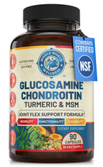 Whole World Wellness joint support bottle front showing label promoting mobility