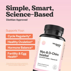 Wholesome Story MTHF Folate bottle label close-up highlighting bioavailable folate.