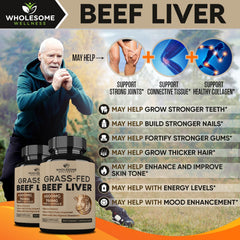 New Zealand grass-fed liver from Wholesome Wellness packaging