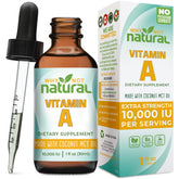 Why Not Natural Vitamin A Drops bottle and dropper for easy dosing.