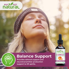 Why Not Natural label detailing vegan formula and no sugar