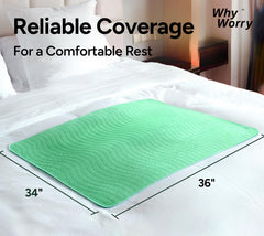 WhyWorry waterproof mattress protector with edge sealing detail