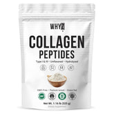 WHYZ bovine collagen powder jar blends easily into drinks and recipes