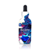 Wild Hibiscus B’Lure butterfly pea bottle close-up for cocktail color