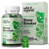 Wild & Organic Chanca Piedra gummies bottle shown for daily kidney and gallbladder support
