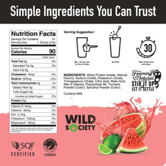 Electrolyte-enhanced protein supports hydration during workouts with Wild Society.