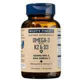 Wiley's Finest Wild Alaskan Fish Oil bottle for daily omega-3 support and overall wellness.