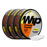 Wip Energy Pouches orange citrus can front view for quick on-the-go energy