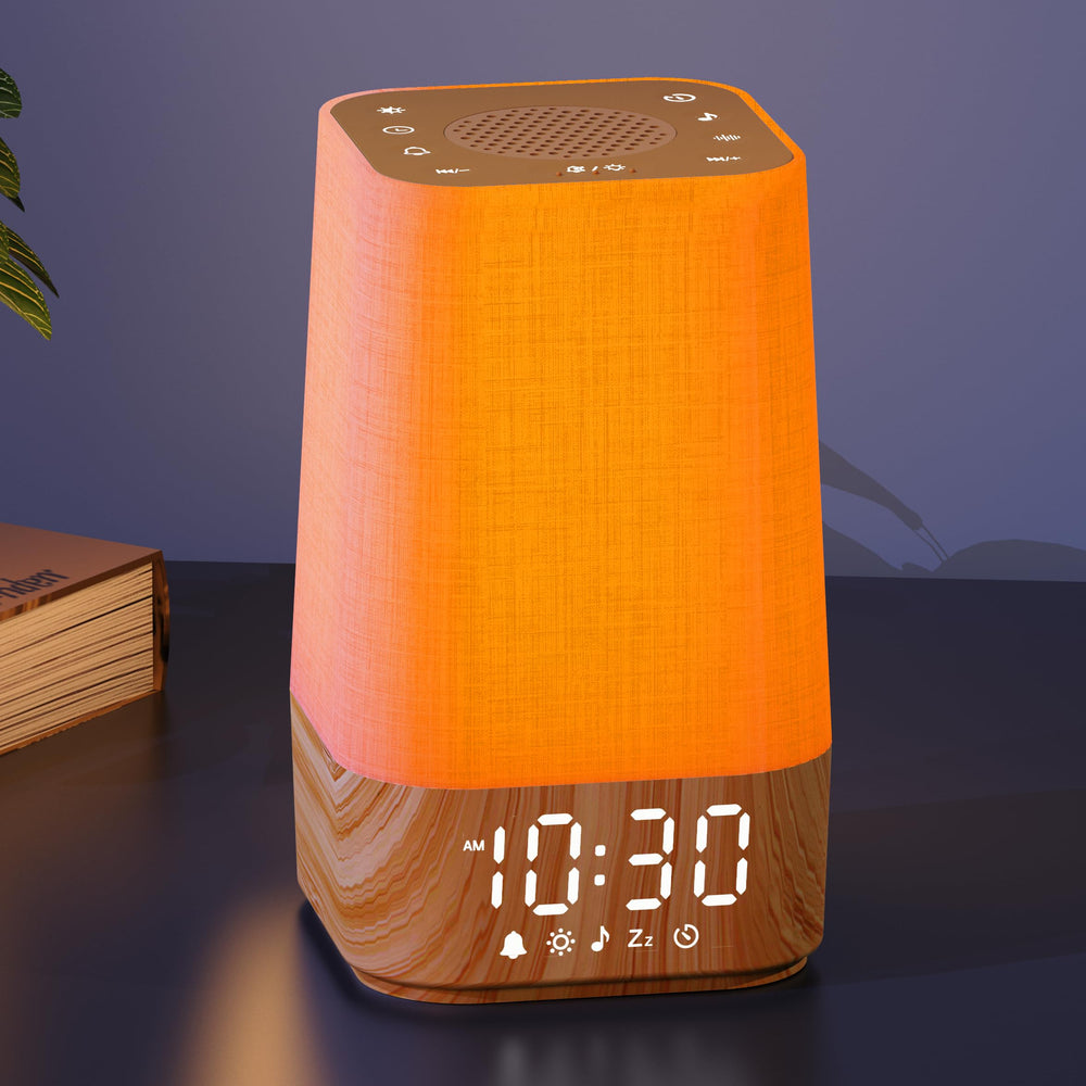 Wkzay Sunrise Alarm Clock delivers gentle daylight wake for busy mornings.