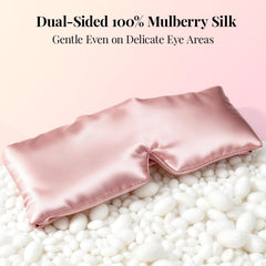 WM Western Miracle Silk Sleep Mask blocks light for undisturbed rest