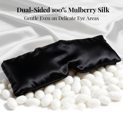 WM Western Miracle Silk Sleep Mask 360-degree light-blocking design for deep rest.